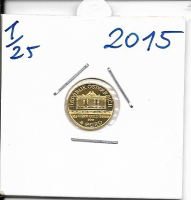 2015 Philharmoniker 1/25 Unze  4 € Euro  1,24 Gramm 2015 Philharmoniker 1/25 Unze  4 € Euro  1,24 Gramm