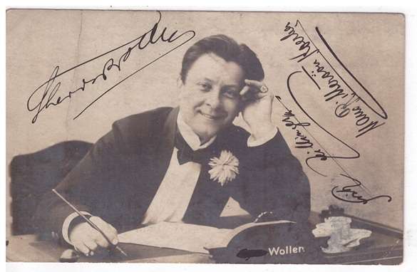 Künstlerkarte Wien Mariahilferstraße 54Verein Weana Bluat ca 1900