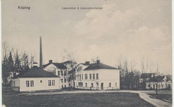 Köping Lasarettet & Lakarebostaden Schweden 1920