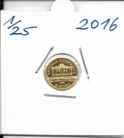 2016 Philharmoniker 1/25 Unze  4 € Euro  1,24 Gramm 2016 Philharmoniker 1/25 Unze  4 € Euro  1,24 Gramm