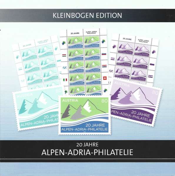 2015.18.09.Kleinbogen Edition 20 Jahre Alpen Adria Philatelie