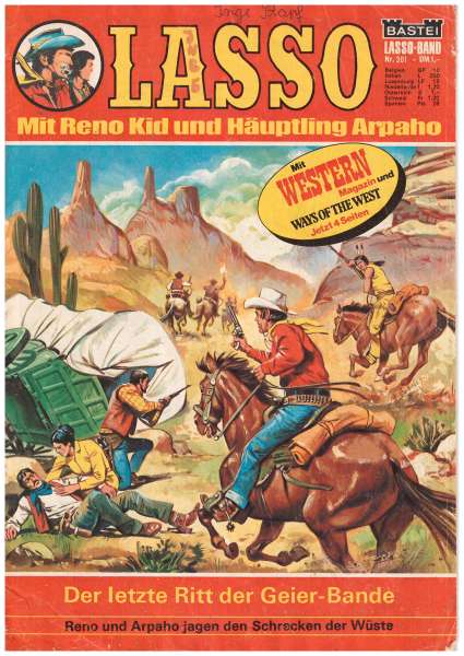Lasso Nr.301 Der letzte Rit der Geier Bande