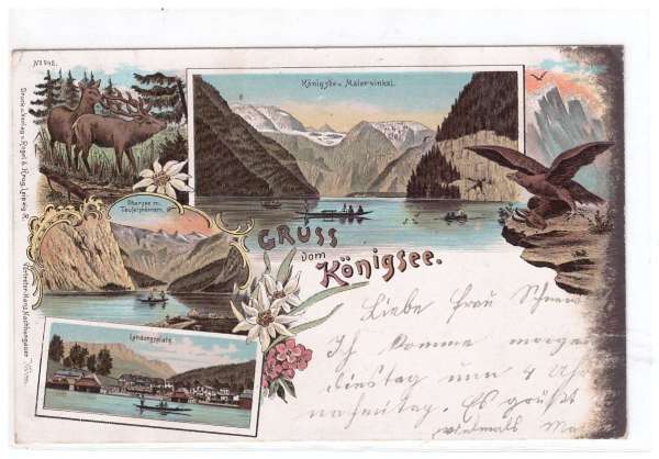 Gruss vom Königsee ca.1900