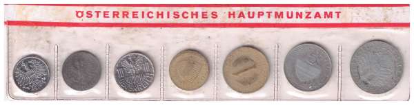 1974 Jahressatz Kursmünzensatz KMS Mintset