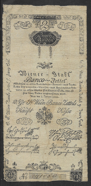 Franz II 2 Gulden 1800