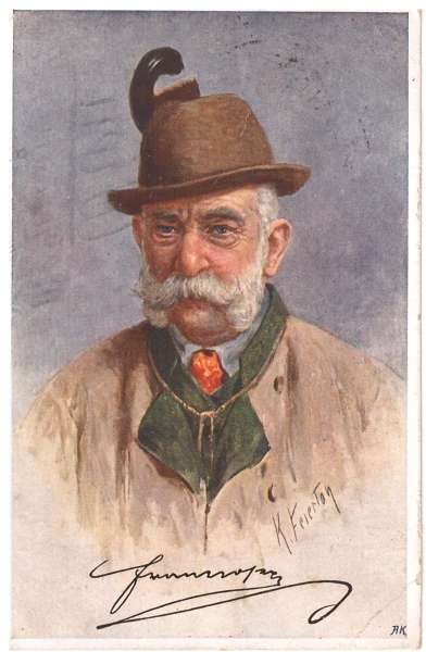 Kaiser Franz Josef in Tracht KFJ I