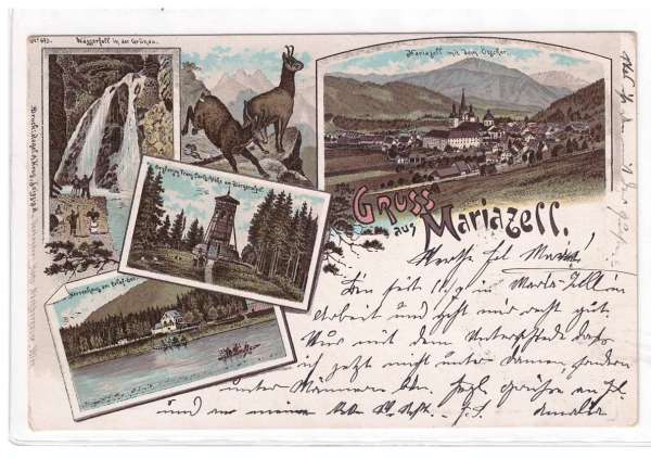 Gruss aus Mariazell ca.1900