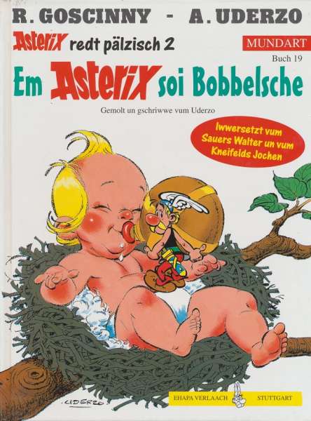 Hardcover Asterix Mundart : Buch 19 Em Asterix soi Bobbelsche Buch