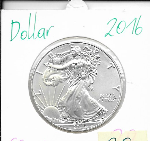 1 Dollar 2016 Silber Eagle Unze