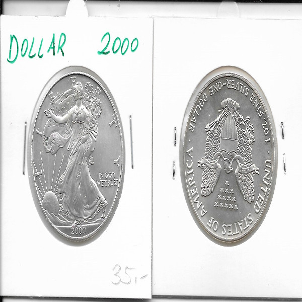 1 Dollar Silber Eagle Unze 2000
