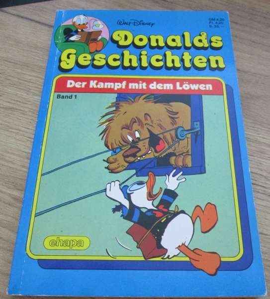 Donalds Geschichten Band 1 Ehapa Verlag A5 1987