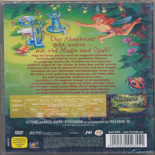 FernGully 2 Die magische Rettung DVD