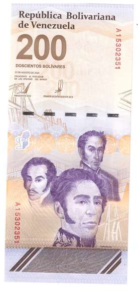Venezuela – 200 Bolivares 17.08.2023, (P.120) Erh. UNC