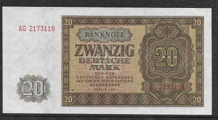 20 Deutsche Mark 1948 (AG2173118) Erh. UNC