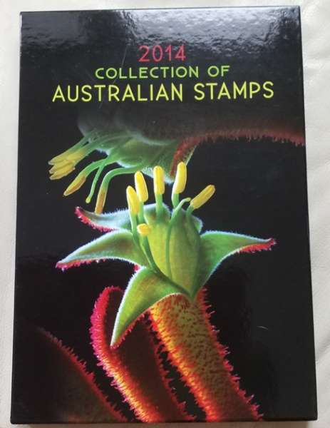 Australien Marken Jahresset der Post im Buch 2014