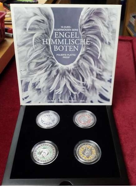 Sammelbox Engel Himmlische Boten 10 Euro Engel in PP