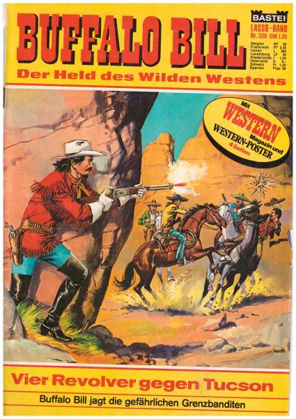 Buffalo Bill Nr.326 Vier Revolver gegen Tucson