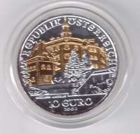 10 Euro 2002 Schloss Ambras ANK Nr.01 Teilvergoldet Silber Premiumausgabe 10 Euro 2002 Schloss Ambras ANK Nr.01 Teilvergoldet Silber Premiumausgabe
