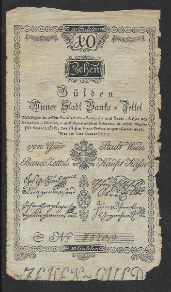Franz II 10 Gulden 1800