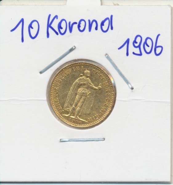 10 Korona 1906 KB Franz Joseph I Gold