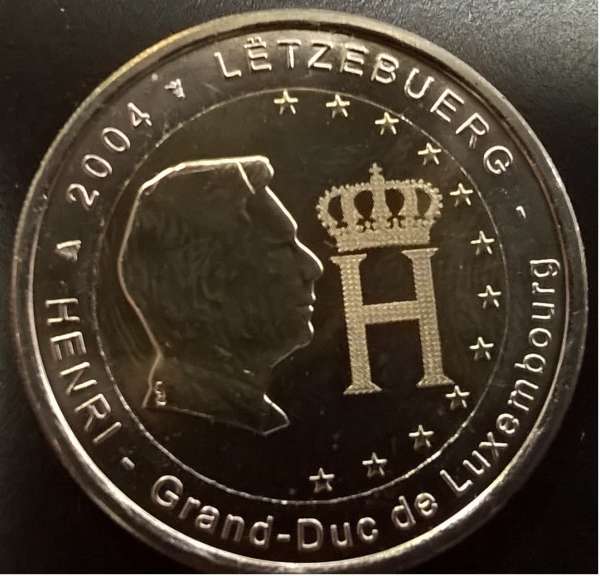 2 Euro Luxemburg 2004 Monogramm