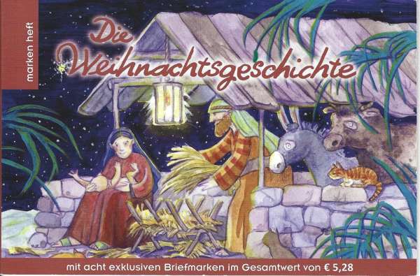 Die Weihnachtsgeschichte Markenheftheft mit 8 Marken