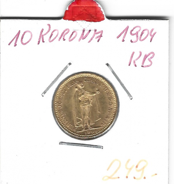 10 Korona 1904 KB Franz Joseph I Gold