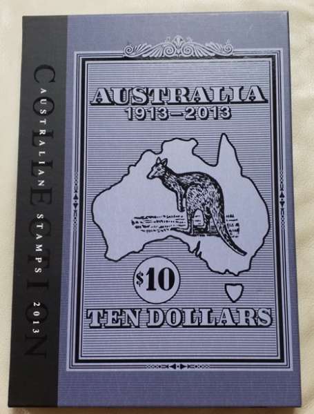 Australien Marken Jahresset der Post im Buch 2013