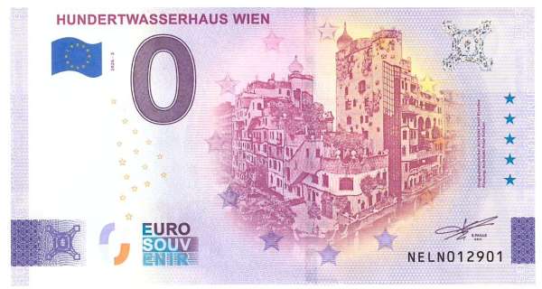 ANK.Nr. Hundertwasserhaus Wien 0 Euro Schein 2026-2