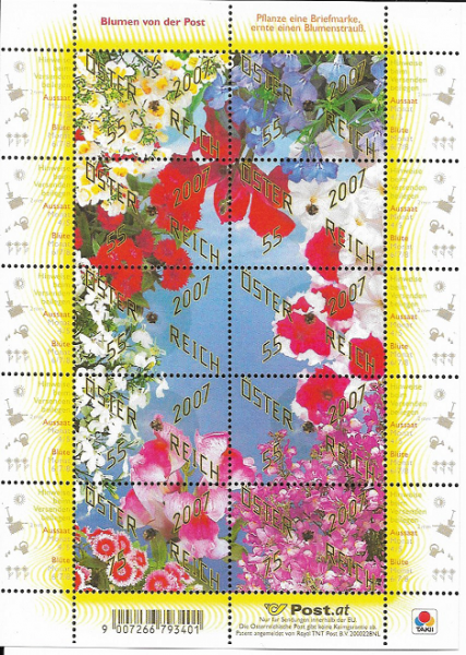 Blumen von der Post 2007 Neudrucke