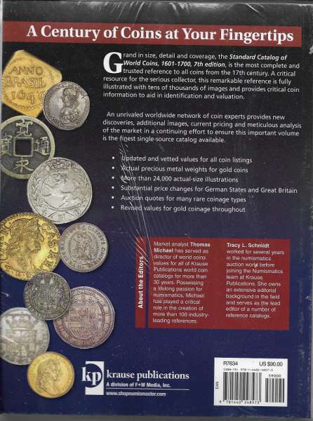 Standard Catalog of World Coins 1601-1700 7 th Edition