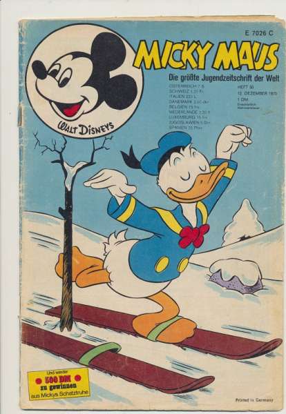 Micky Maus Nr. 50 / 1970