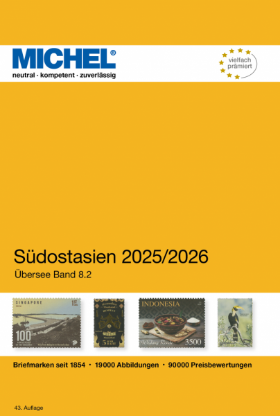 (ÜK 08/2) MICHEL ÜBERSEE-KATALOG Nr.8 Teil 2 Südostasien 2025/26