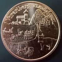 10 Euro 2013 Vorarlberg   Kupfer  ANK Nr. 24 10 Euro 2013 Vorarlberg   Kupfer  ANK Nr. 24