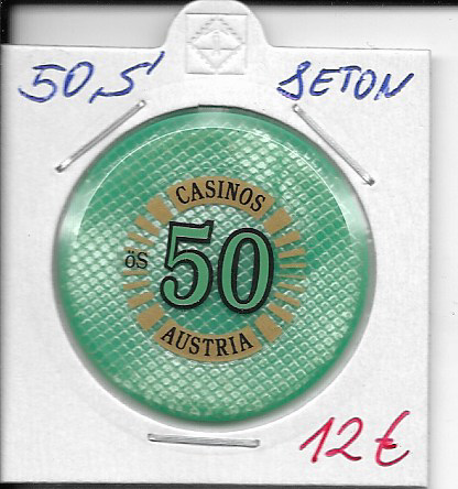 ÖS 50 Schilling Casinos Austria Casino Jeton