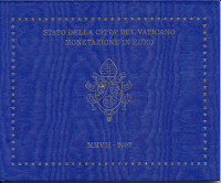 Kursmünzensatz Vatikan 2007 KMS Coinset nur leerer Blister Kursmünzensatz Vatikan 2007 KMS Coinset nur leerer Blister