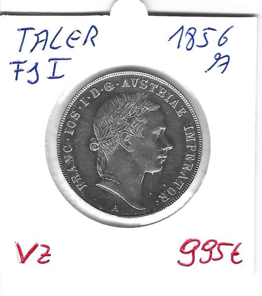 Taler 1856 A Silber Franz Joseph I