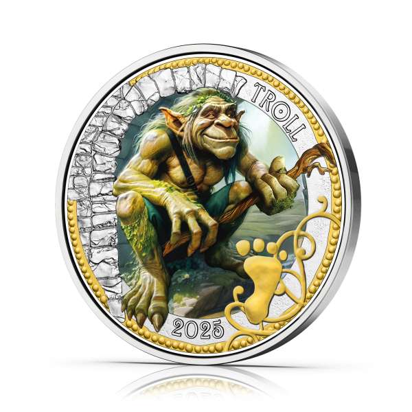 3 Euro 2025 Der Troll Serie Fantastische Fabelwesen 1
