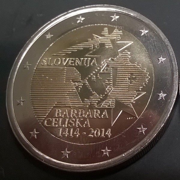 2 Euro Slowenien 2014 Barbara Celjiska