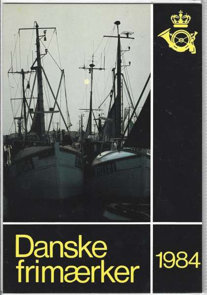 Dänische Marken Jahresset der Post 1984