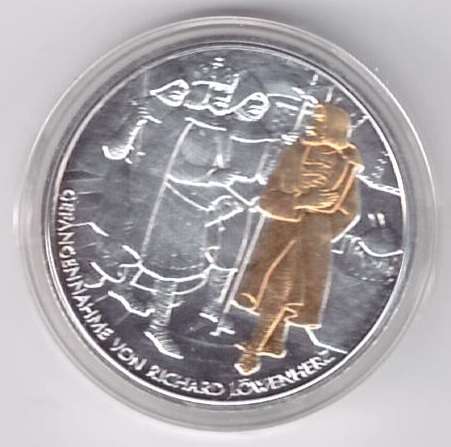 10 Euro 2009 Richard Löwenherz in Dürnstein ANK Nr.16 Teilvergoldet Silber Premiumausgabe