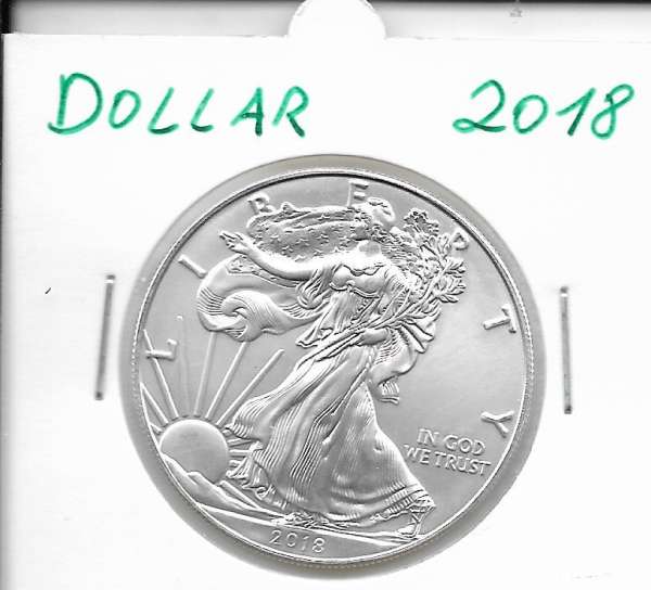 1 Dollar 2018 Silber Eagle Unze