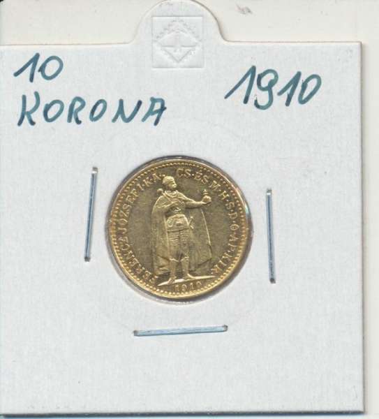 10 Korona 1910 KB Franz Joseph I Gold