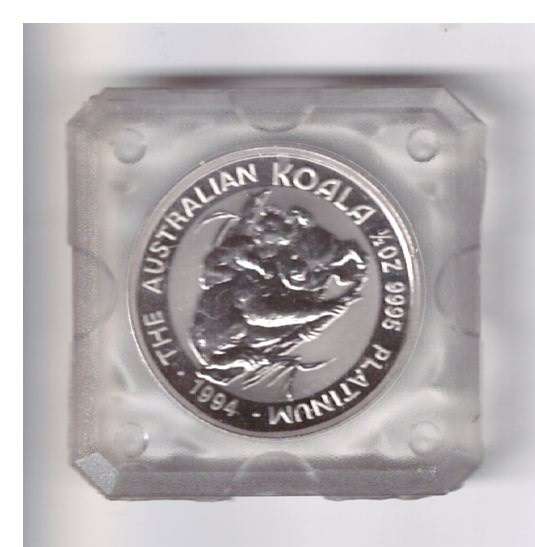 1/2 unze Platin Australien Koala 1994 50 Dollars