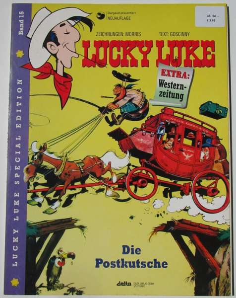 Lucky Luke Band 15 Die Postkutsche 1996 + Westernzeitung