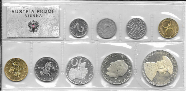 1969 Jahressatz Kursmünzensatz Groß KMS Mintset Big