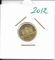 2012 Philharmoniker 1/10 Unze  10 € Euro 3,11 Gramm 2012 Philharmoniker 1/10 Unze  10 € Euro 3,11 Gramm