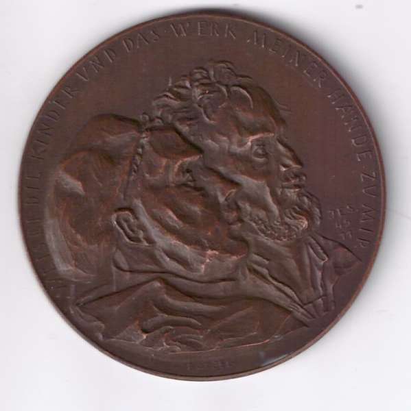 Bronzemedaille 1960, Luther / Wiederaufbau evangelische Schule in Wien