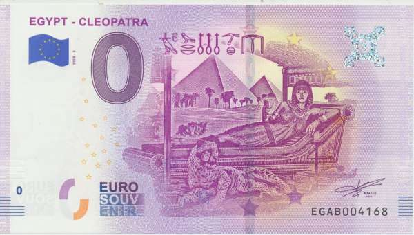 Egypt Cleopatra - Unc 0 Euro Schein 2019-1