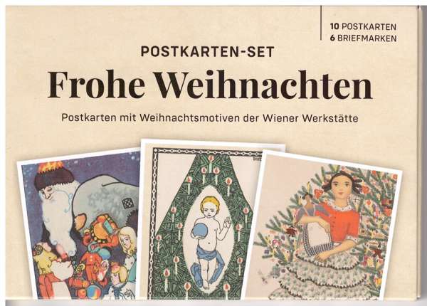 Frohe Weihnachten Wiener Werkstätten Postkarten Set